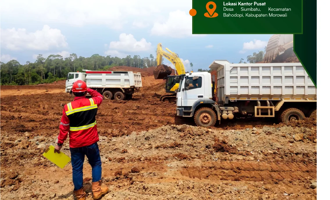 Kegiatan operasional PT. Vendoura Inti Perkasa di area tambang