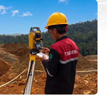 Survey tambang dengan instrumen total station